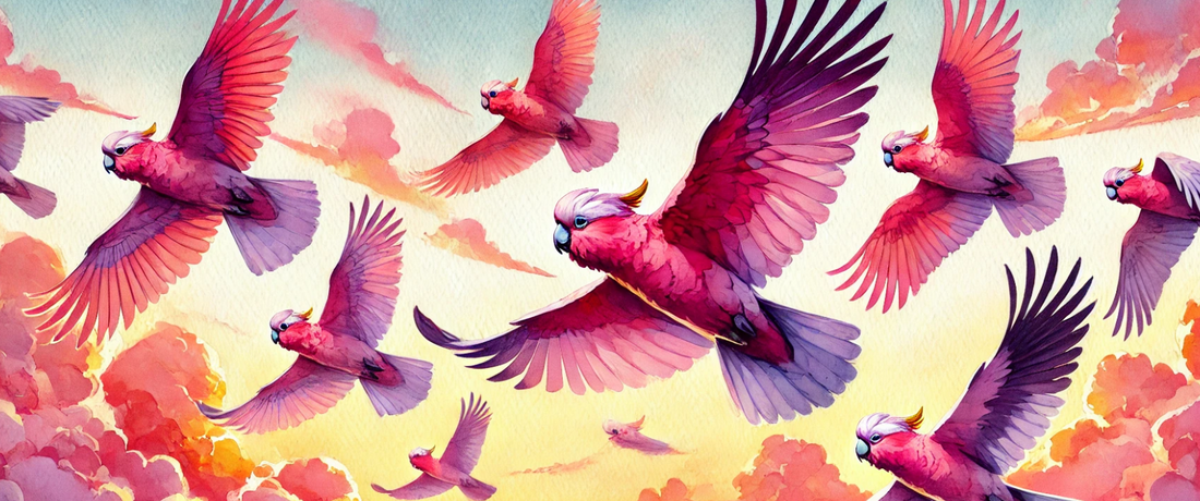 The Pink Cockatoo: A Splash of Color in the Sky