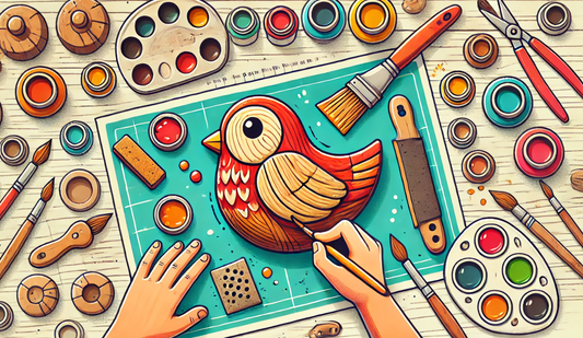 How to Paint Your Unfinished Hand-Carved Wooden Bird