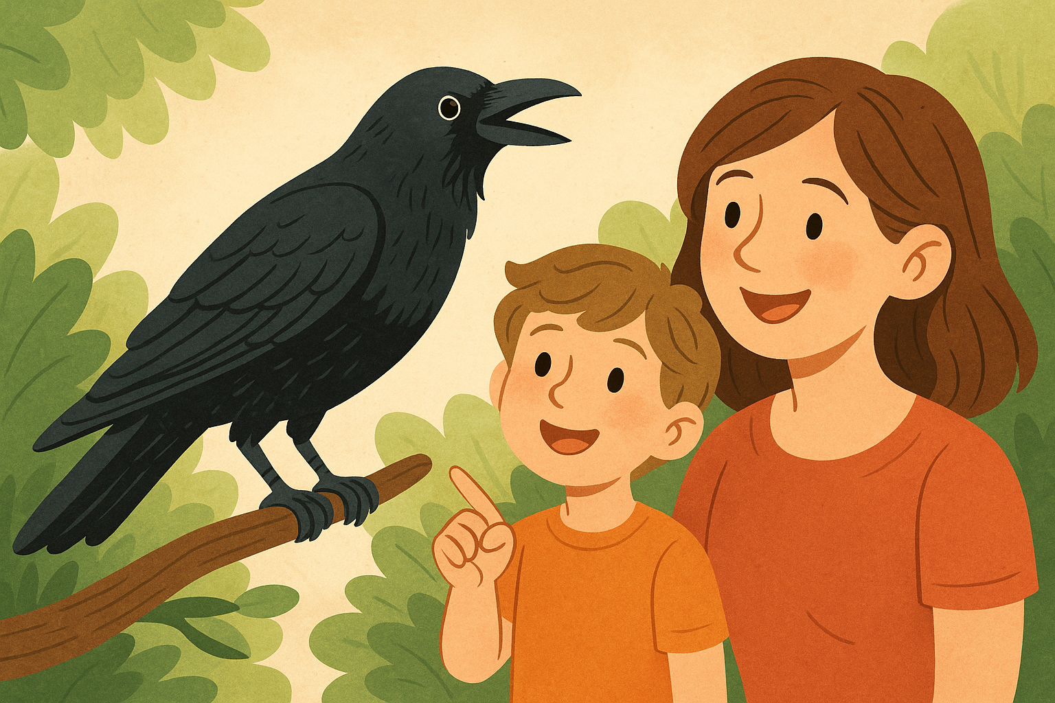 Learning About Crows: A Fun Guide for Kids and Parents – PAINTEDBIRD.SHOP