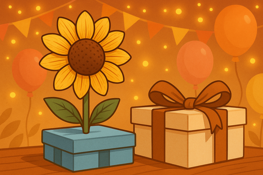 Sunflower Wooden Craft as a Birthday Gift for Mum