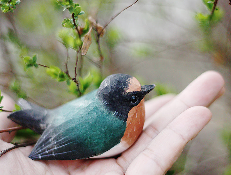 Elegant Swallow Figurine - Handcrafted Home Decor