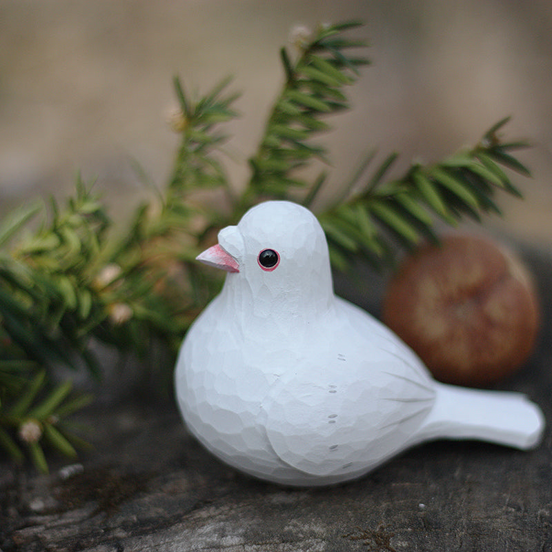 Pigeon Couple Figurines