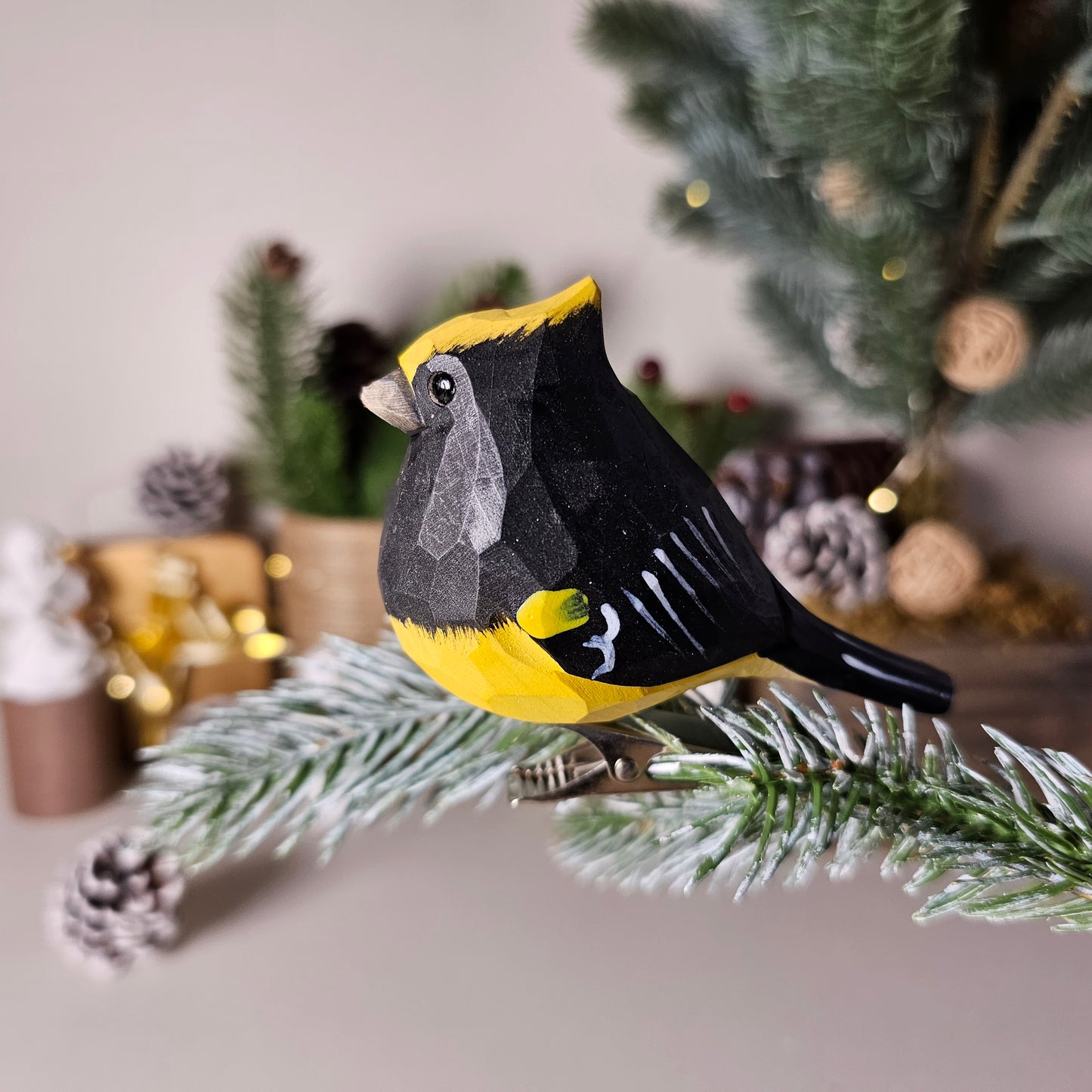 Sultan-Tit Bird Clip-on Ornament