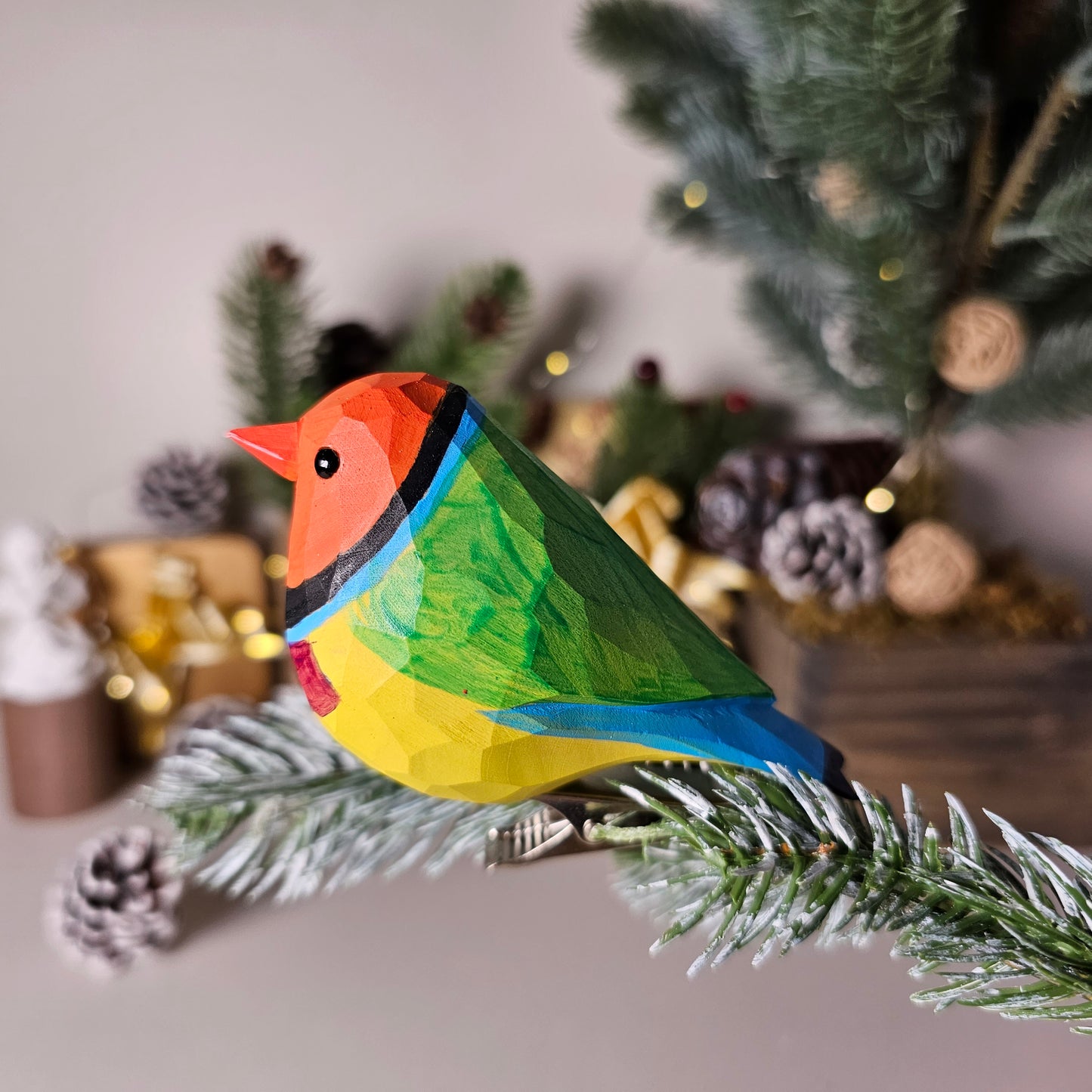 Gouldamadine Clip-on Vogelornament