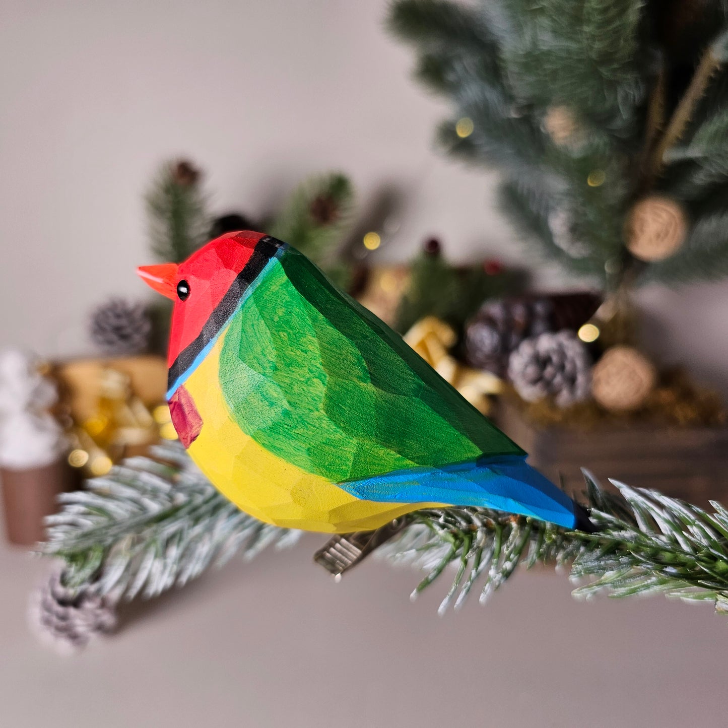 Gouldamadine Clip-on Vogelornament