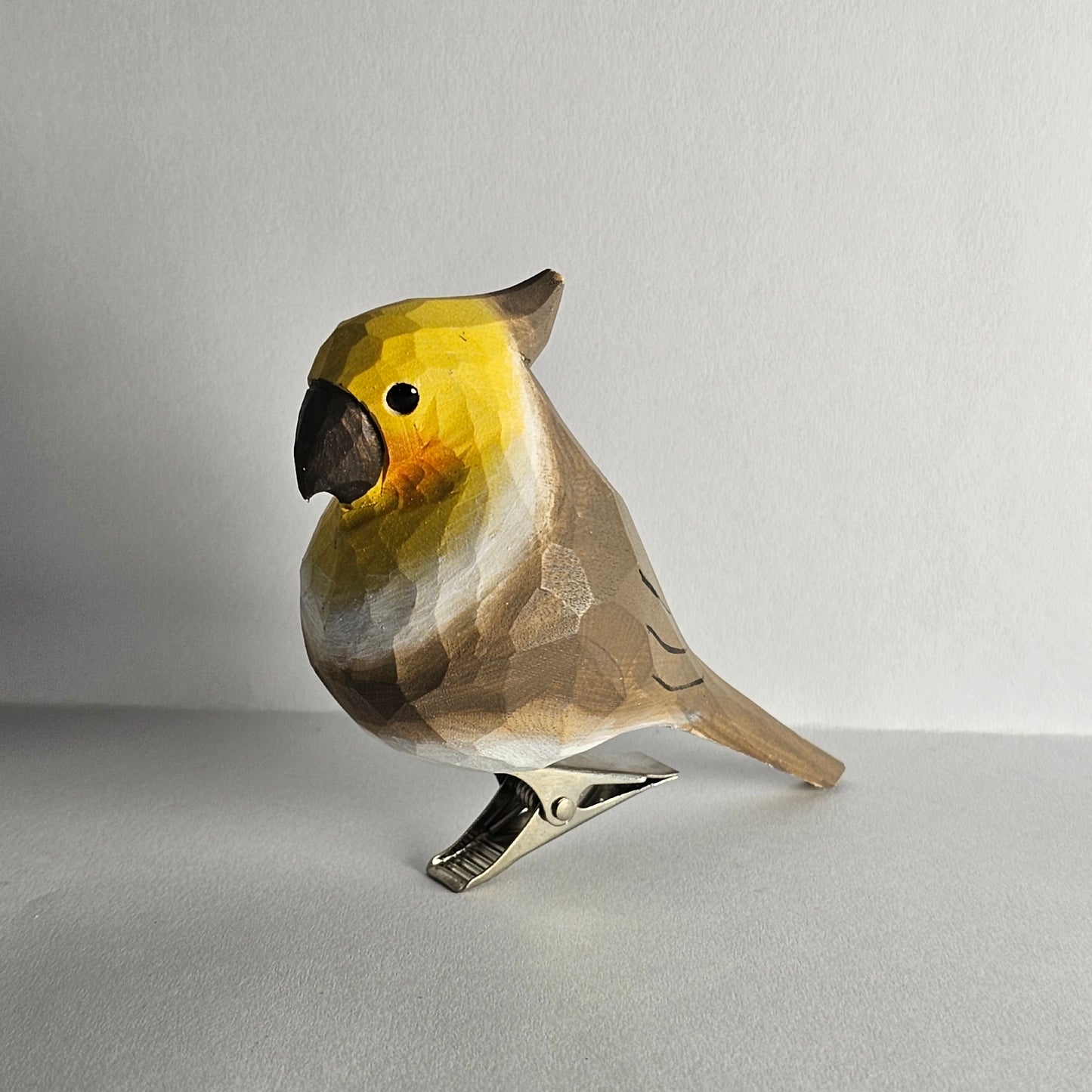 Cockatiel Clip-on Bird Ornament