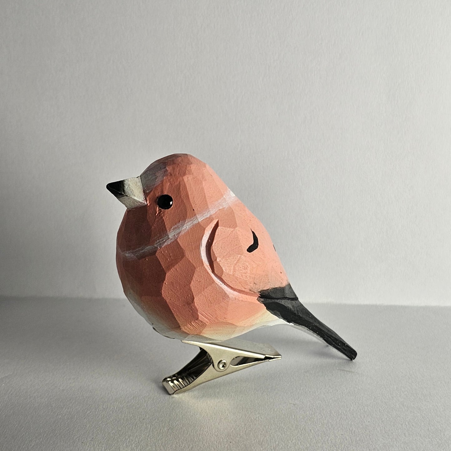 Rosefinch vogel clip-on ornament