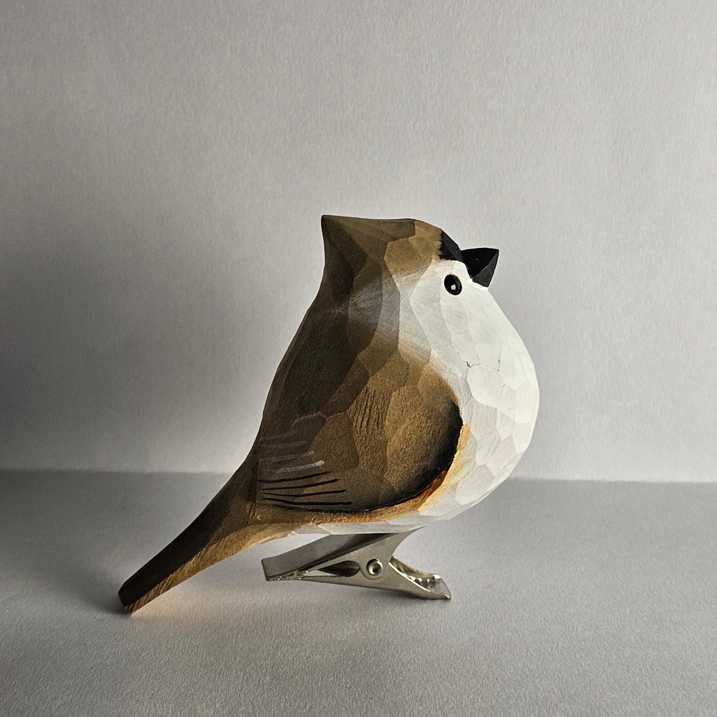 Getufte Mees Vogel Clip-on Ornament