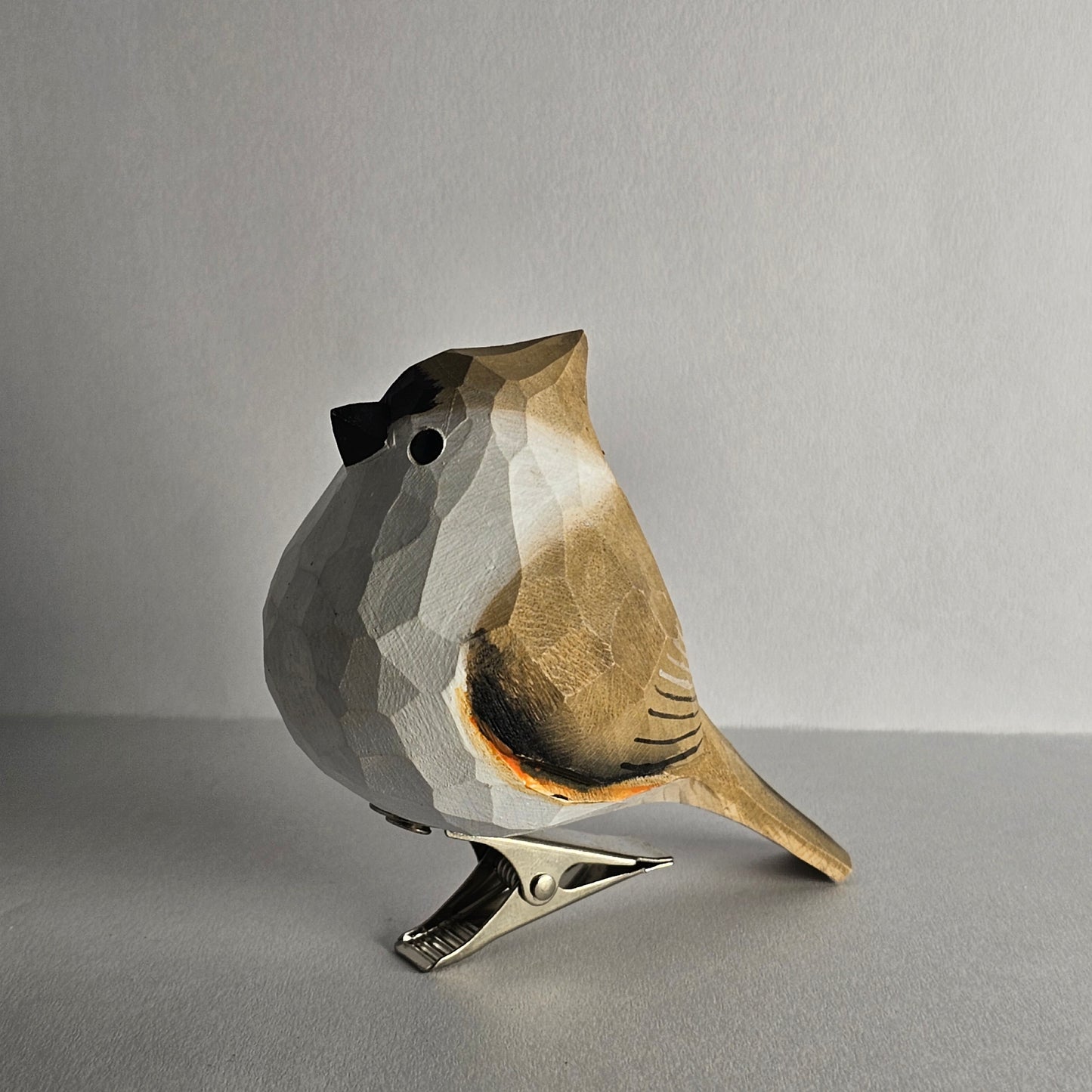 Getufte Mees Vogel Clip-on Ornament