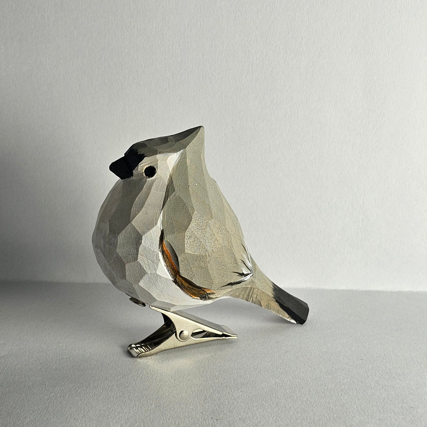 Getufte Mees Vogel Clip-on Ornament