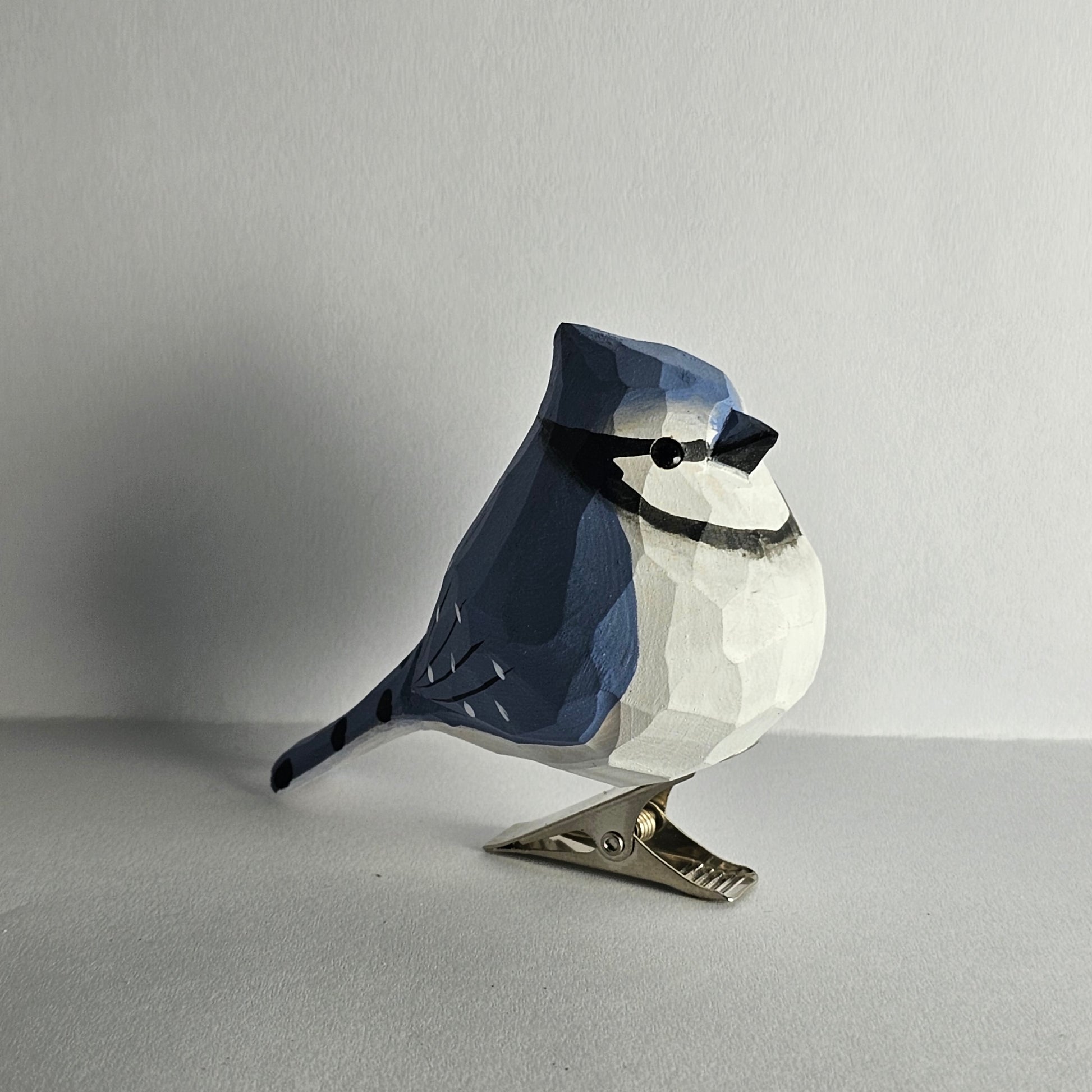 Bluejay Clip-on Bird Ornament