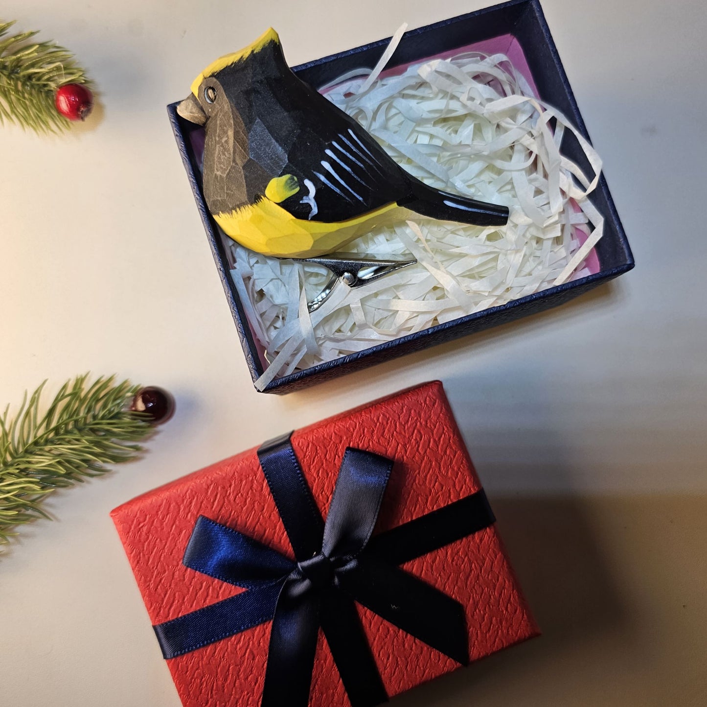 Clip-on Bird Ornaments with Gift Box Set