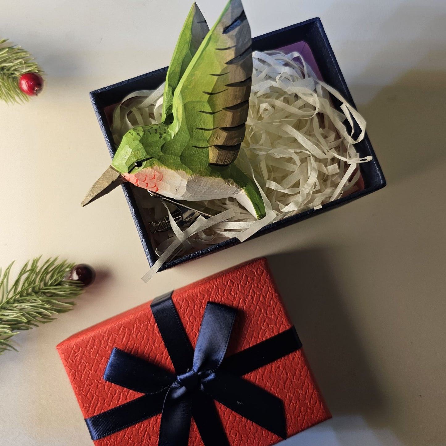 Clip-on Bird Ornaments with Gift Box Set