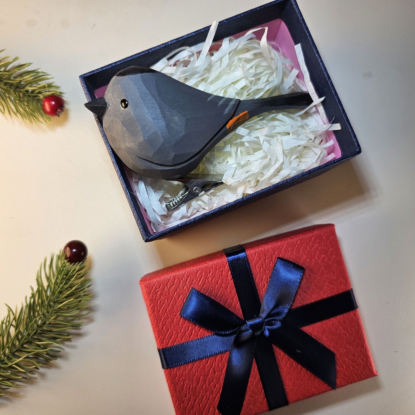 Clip-on Bird Ornaments with Gift Box Set