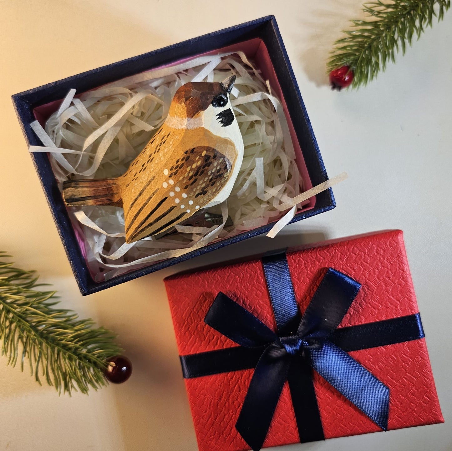 Clip-on Bird Ornaments with Gift Box Set