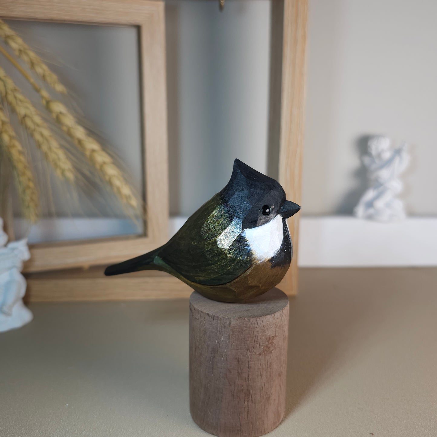 Figurine Eastern Whipbird - Décor sculpté artisanal