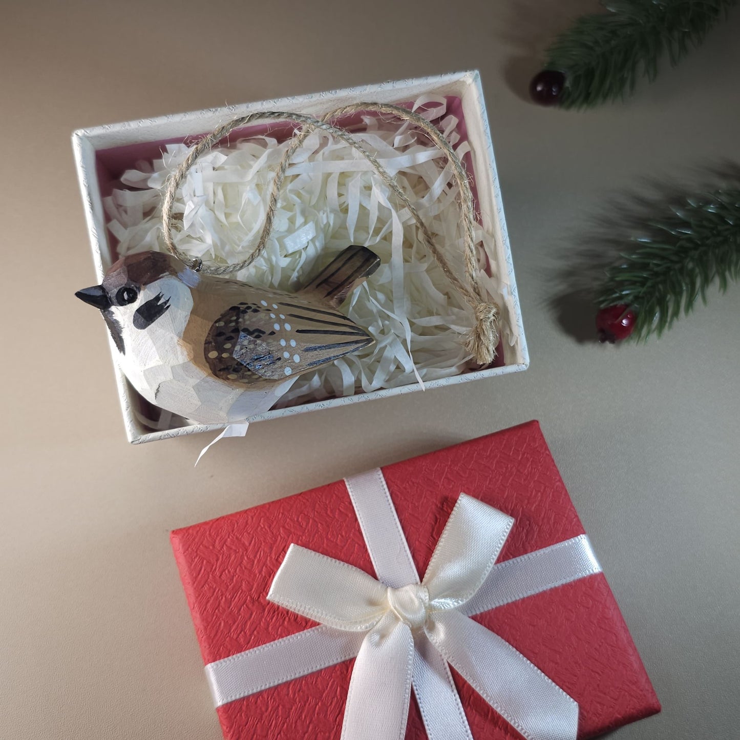 Bird Hanging Ornaments With Gift Box Set