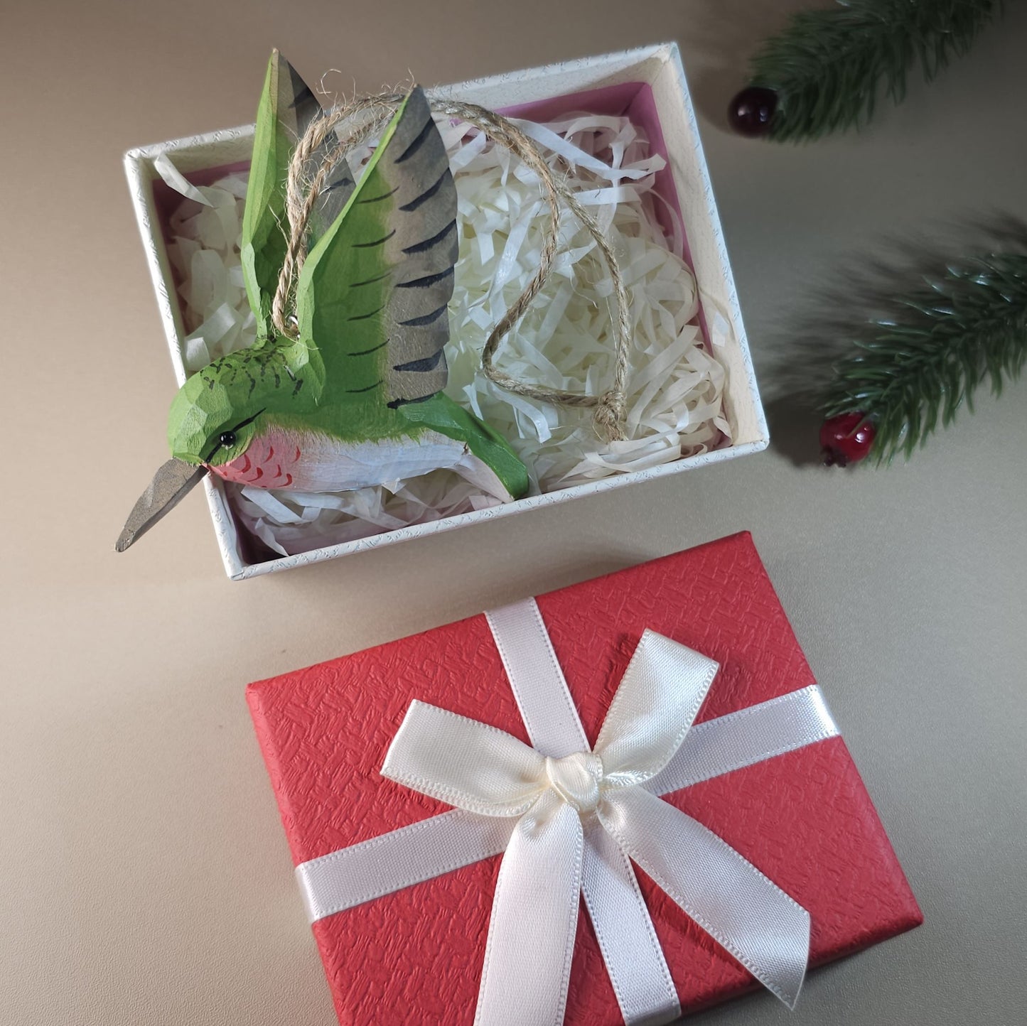 Bird Hanging Ornaments With Gift Box Set