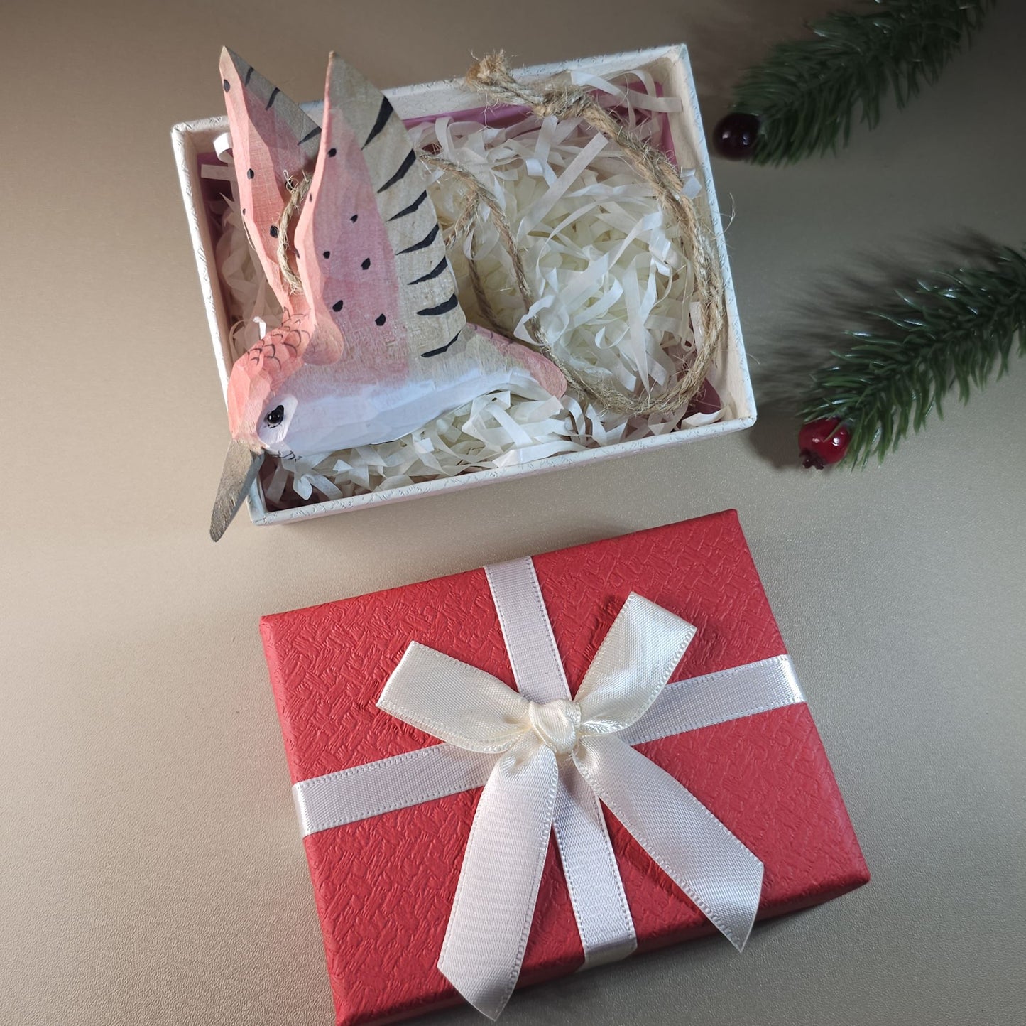 Bird Hanging Ornaments With Gift Box Set