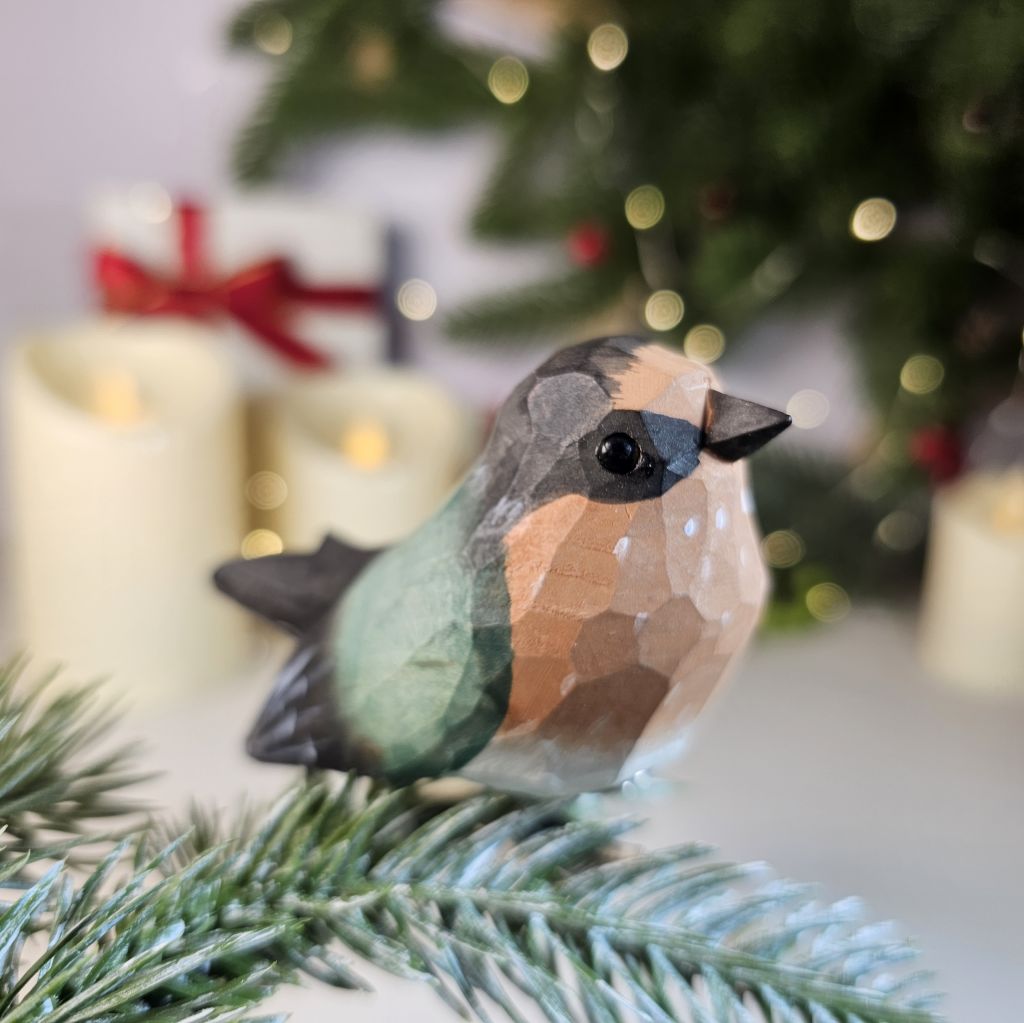 Swallow Wooden Clip-on Christmas Tree Ornament