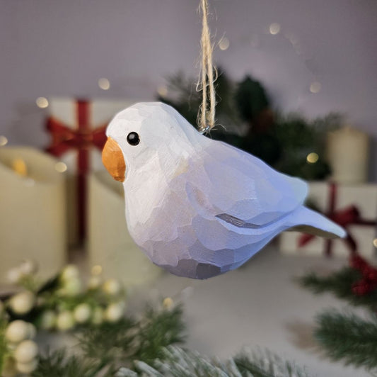 Lovebirds 木製クリスマスツリーオーナメント