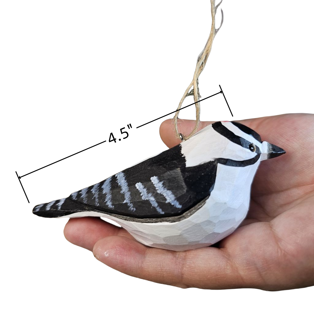 Woodpecker Wooden Christmas Tree Ornament