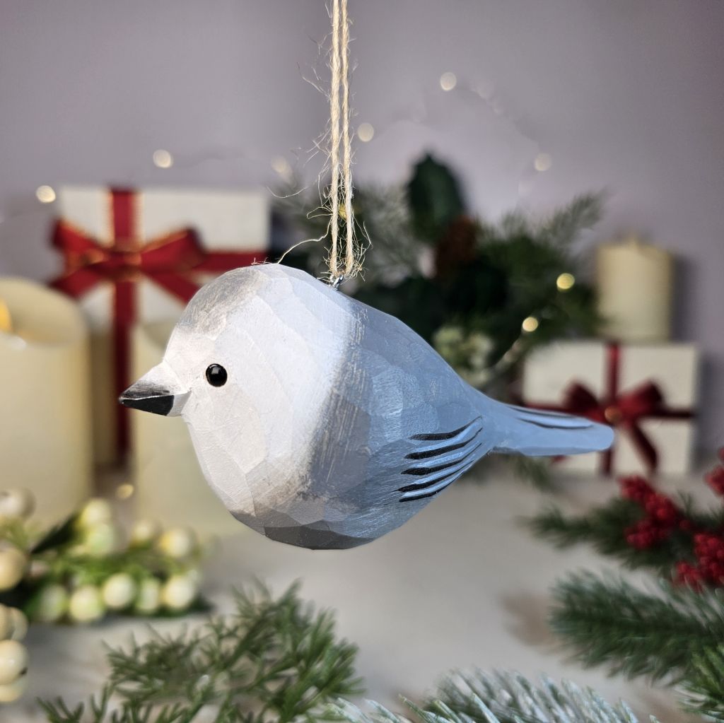 Canada Jay Wooden Christmas Tree Ornament