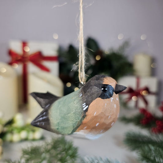 Swallow Wooden Christmas Tree Ornament