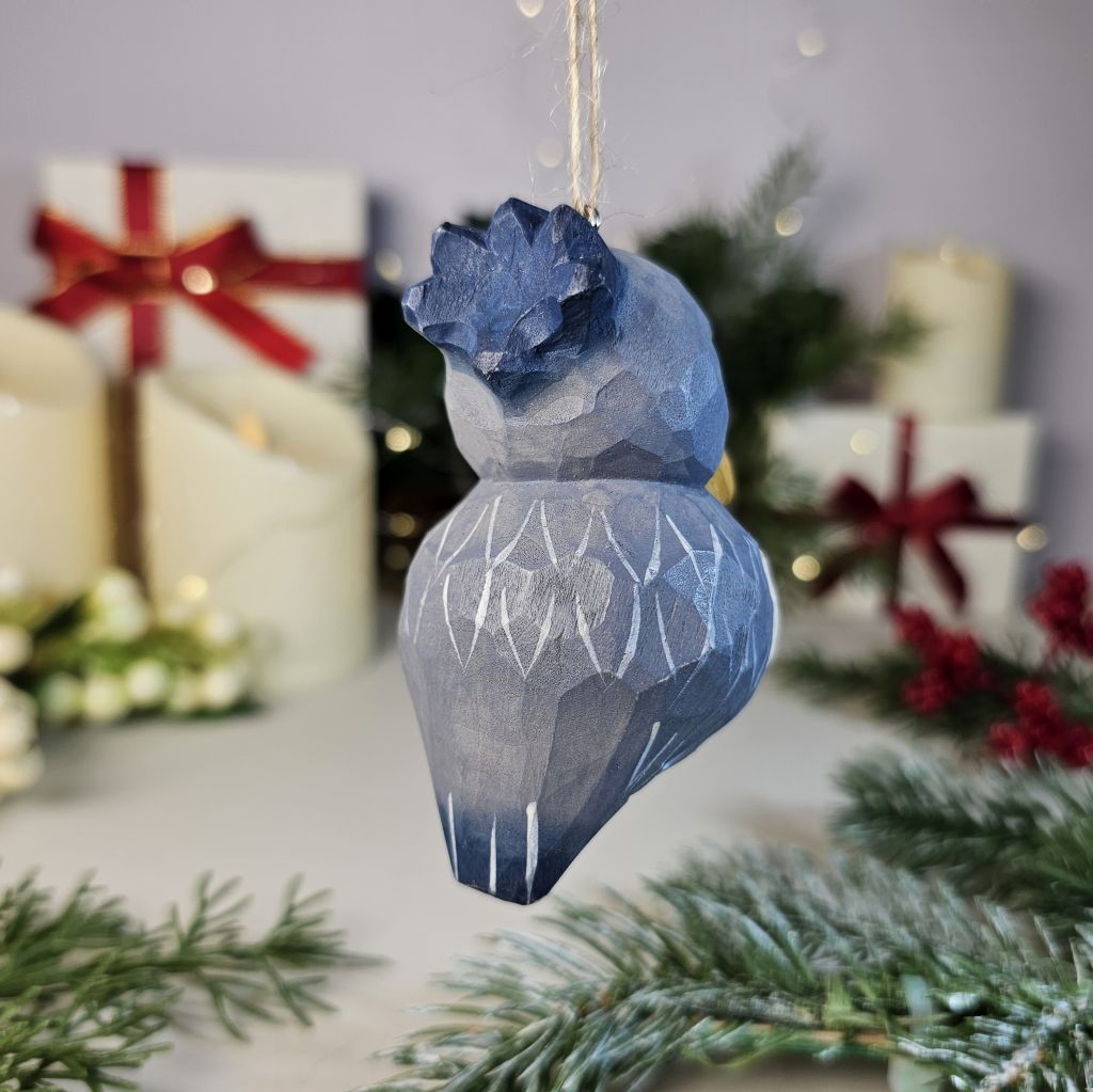 Shoebill Wooden Christmas Tree Ornament