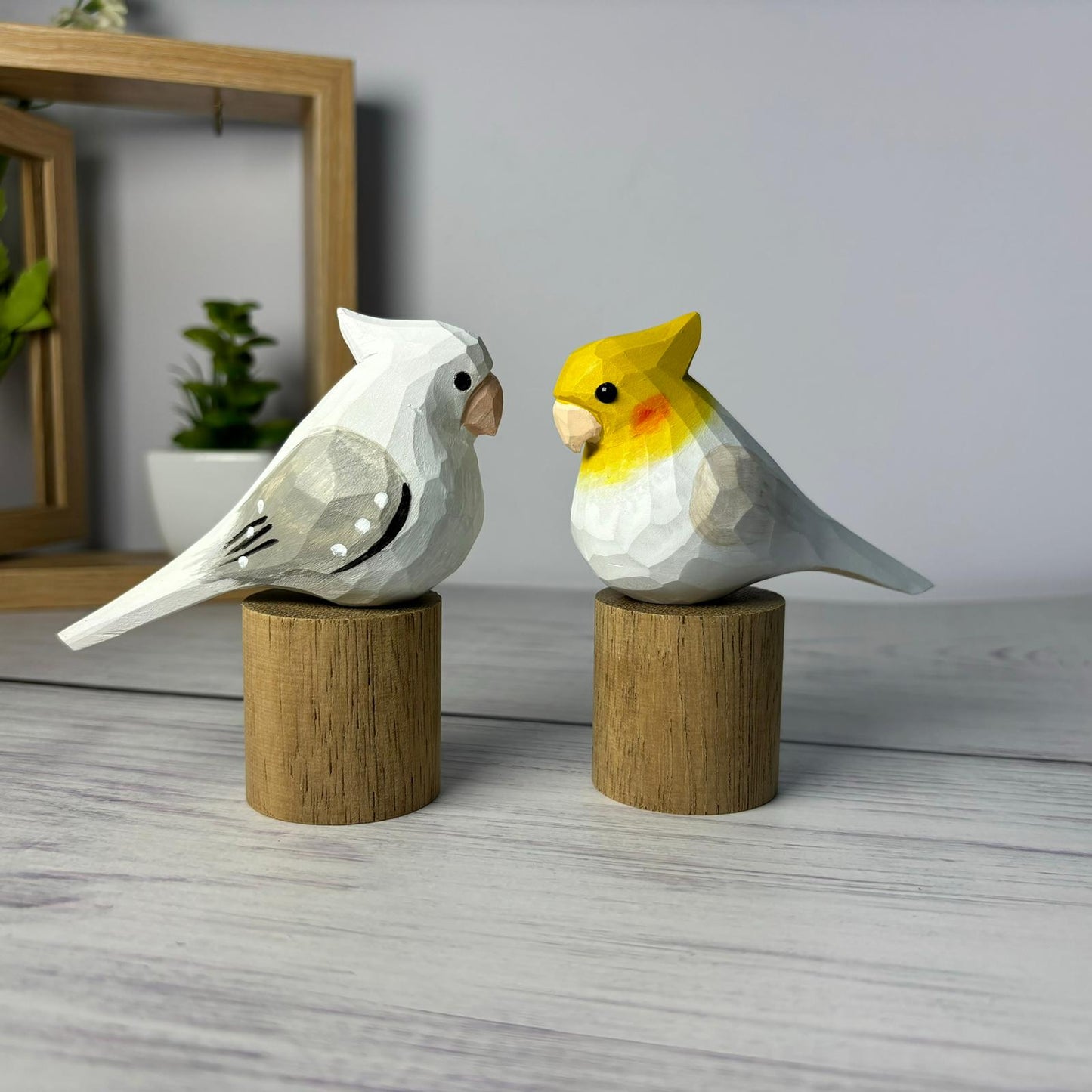 Cockatiel Pair figurine