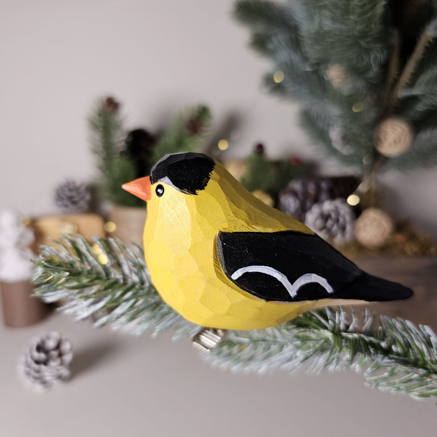 Clip-On Handmade Bird Ornaments for Enchanting Home Decor
