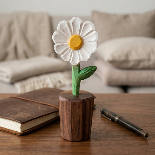 Daisy Wooden Sculpture
