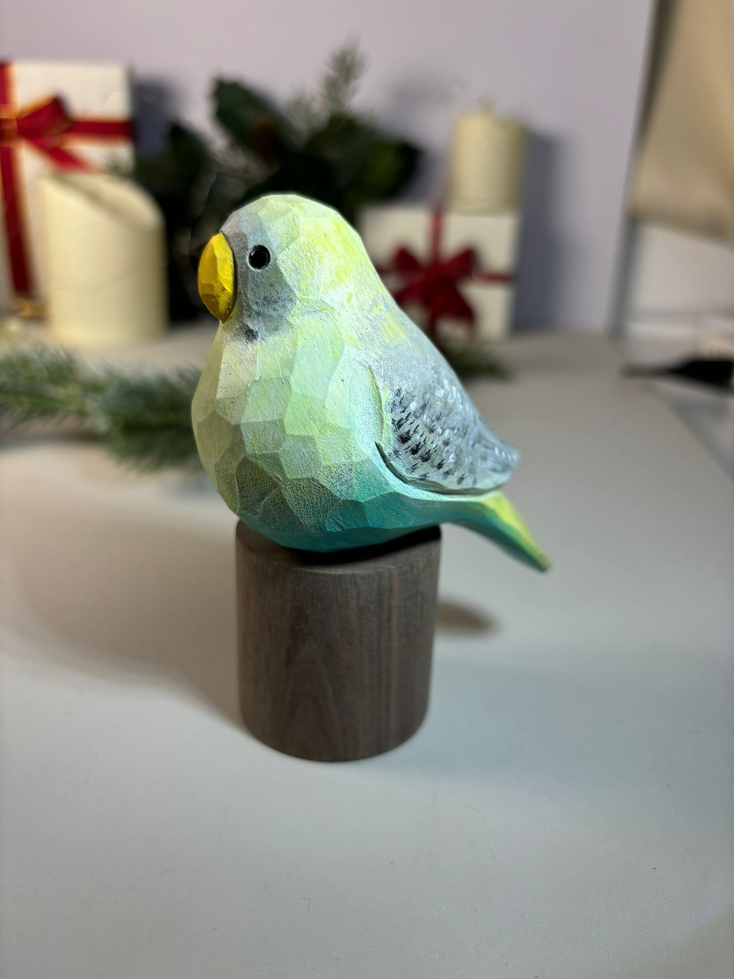 Budgie realizzato a mano e personalizzato