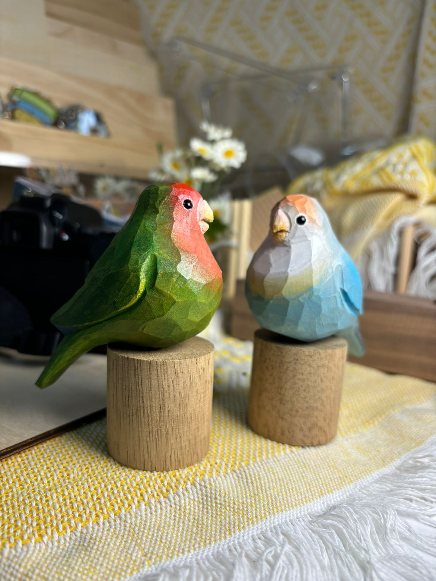 Pair of Lovebirds Figurine