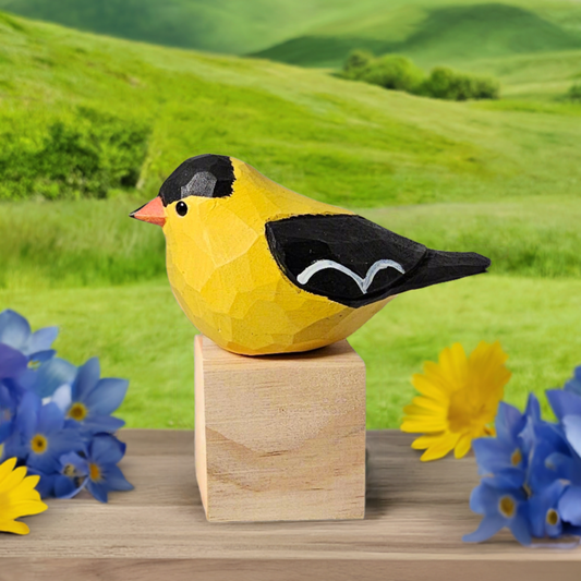 American Goldfinch on Stand