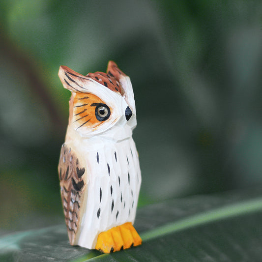 Eurasian Eagle-Owl Sculpted Decor