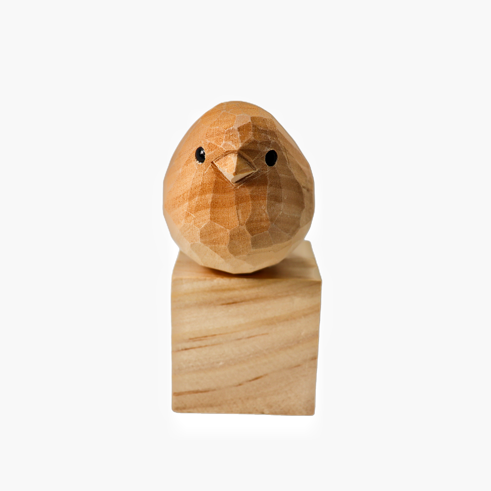 U008 Estatuas de pájaros de madera sin terminar