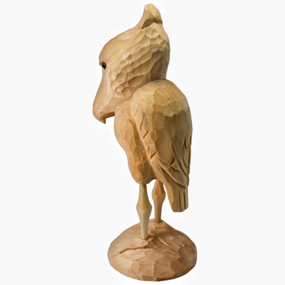 U014 Unfinished Wood bird statues