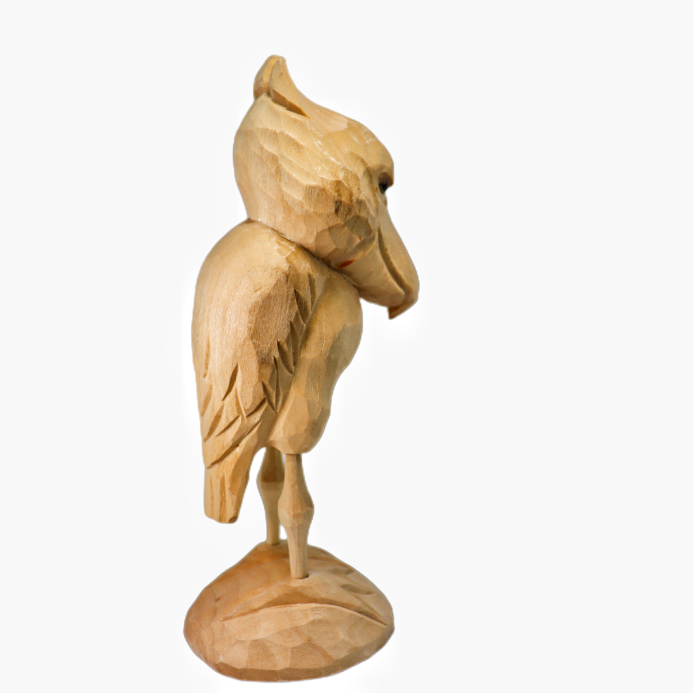 U014 Unfinished Wood bird statues
