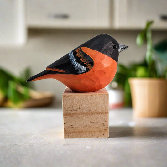 Baltimore Oriole Hand Carved Bird Decor - PAINTED BIRD SHOP