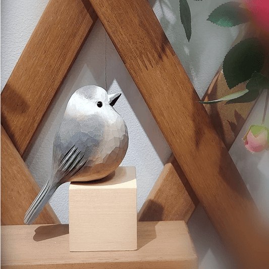 Canada Jay Sculpted Bird Decor - PAINTED BIRD SHOP